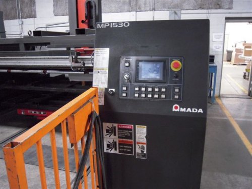 AMADA MP1530, 5' x 10' LOAD/UNLOAD, 1500 HOURS, MFG: 2000
