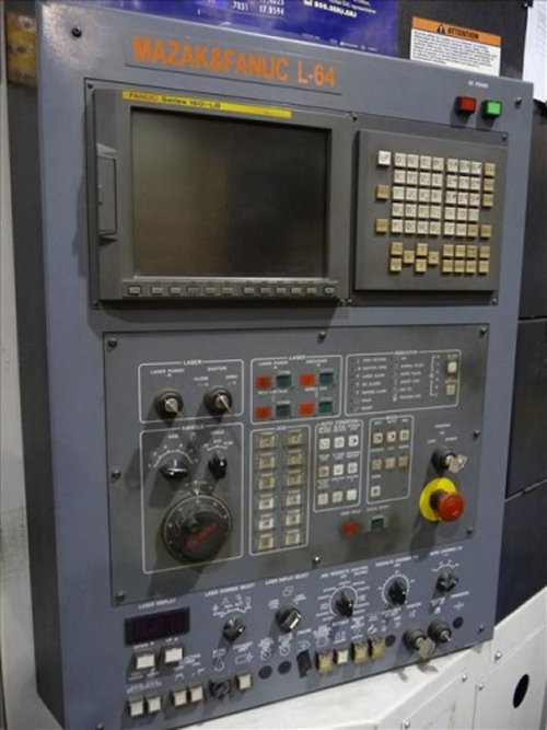 MAZAK SPACEGEAR 510 MKII, 4000 WATT, MAZAK L64 CNC, MFG:2005