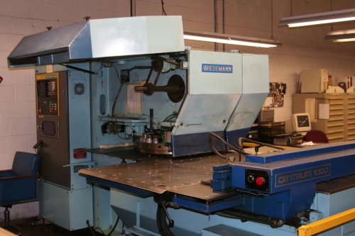 16.5 Ton, WIEDEMANN, C1000 FANUC 6M, HYD. CLUTCH & BRAKE, 112 STYLE, MFG:1987