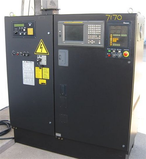 33 Ton, AMADA, VIPROS357Q FANUC 18P, 58 STA., 2 A/I, BRUSH TABLE, MFG: 1999