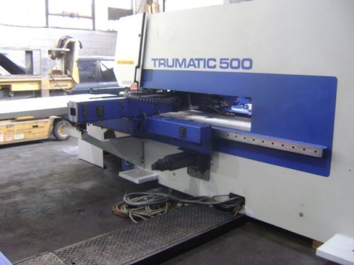 27.5 Ton, TRUMPF TC500R BOSCH CNC, 18 STATION ROTATION,MFG:1993