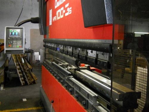 110 Ton, AMADA HFE1003, OPERATEUR CNC BG, MFG:2006