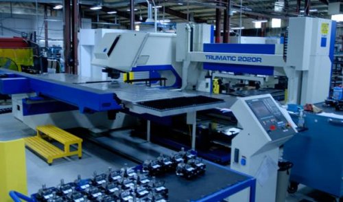 TRUMPF TC2020R ROTATION ,LOAD/UNLOADER 19 STA. ROTATION, 4' X 8',MFG:2004