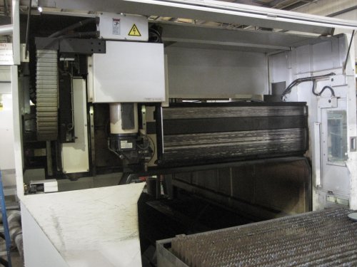MAZAK SPACEGEAR 510 MKII, 4000 WATT, MAZAK L64 CNC,6-AXIS MFG:2005,