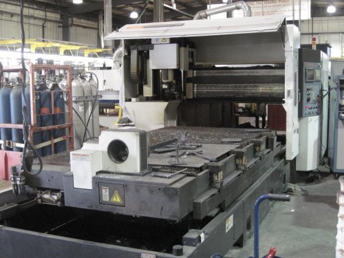MAZAK SPACEGEAR 510 MKII, 4000 WATT, MAZAK L64 CNC,6-AXIS MFG:2005,
