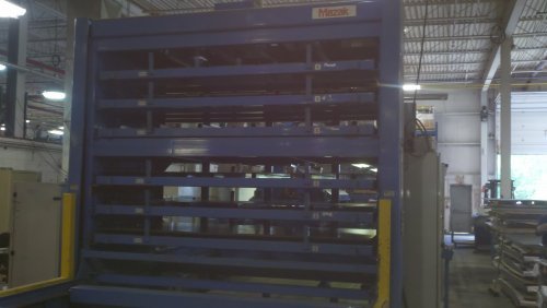 MAZAK FMS 5 X 10, 6-SHELF STORAGE TOWER,MFG:1999