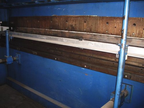 200 Ton, PACIFIC 200-14, 14'X 3/16 CAP. HYDRAULIC, MFG:1967