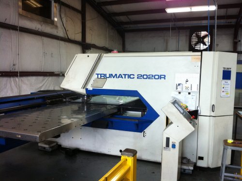 20 TON TRUMPF TC2020R ROTATION ,19 STA. ROTATION, 50 X 100 ,MFG:2002