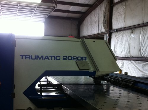 20 TON TRUMPF TC2020R ROTATION ,19 STA. ROTATION, 50 X 100 ,MFG:2002