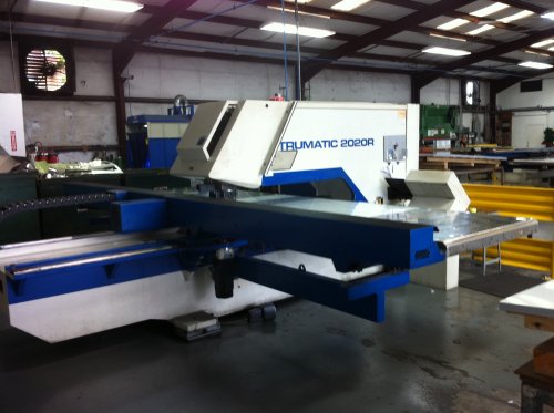20 TON TRUMPF TC2020R ROTATION ,19 STA. ROTATION, 50 X 100 ,MFG:2005