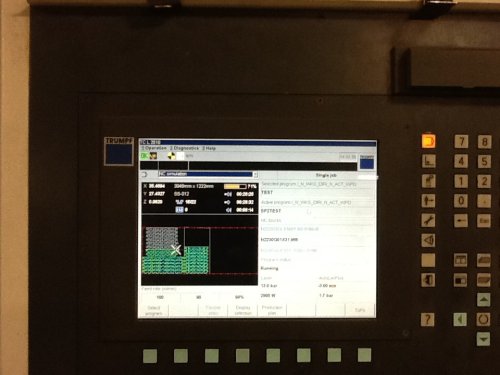 TRUMPF L2510 2000 WATT, LOAD/UNLOAD CELL, MFG:12/2004