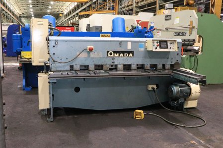 3/16 x 6' AMADA M2045,FRONT OPERATED POWER BACK GAUGE,MFG:1977