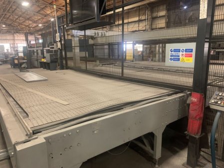 6000 WATT SALVAGNINI L3-4020 FIBER LASER, 6' X 12', MFG:2017