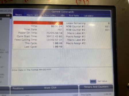 30 X x 16 Y x 20 Z, HAAS VF-2SS,MFG: 2016,