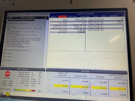 64 X x 32 Y x 30 Z HAAS VF6/50 MFG:2022