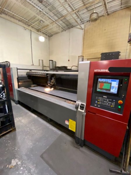 4500 WATT MITSUBISHI ML-3015 EX CO2 LASER,MFG: 2012,