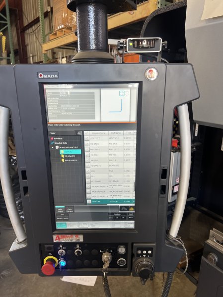 40 TON X 41.3 AMADA EG 4010 ALL ELECTRIC PRESS BRAKE,MFG:2021