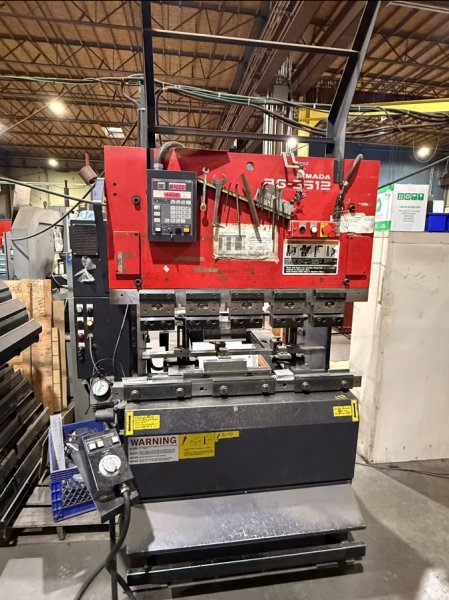 35 TON X 49.21 AMADA RG-3512-LD PRESS BRAKE,MFG:2005,