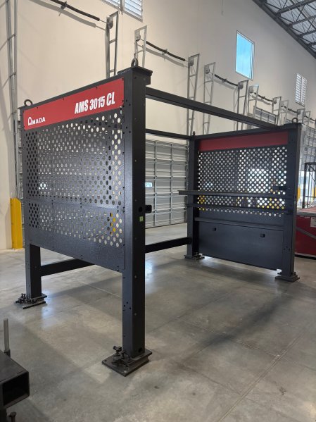 AMADA AMS3015CL AUTOMATED MATERIAL HANDLING SYSTEM FOR FIBER LASERS,MFG:2023