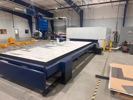 12,000 WATT TRUMPF TRULASER 3060 FIBER LASER,8' X 20',MFG:2023