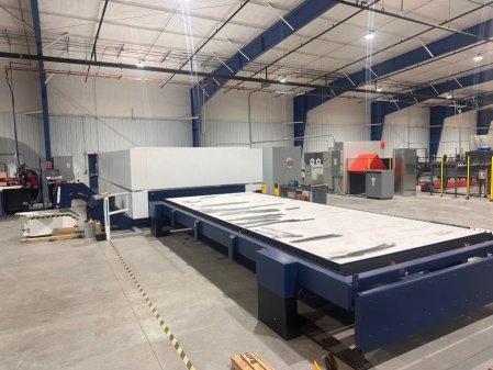 12,000 WATT TRUMPF TRULASER 3060 FIBER LASER,8' X 20',MFG:2023