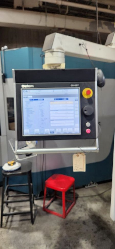 90 TON X 101.4 BAYKAL APHS 26090, CNC X-AXIS, MANUAL R-AXIS,MFG:2017