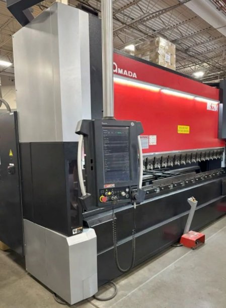 250 TON X 169.3 AMADA HG2204M10 AMADA AMNC/3I,8-AXIS,MFG:2016