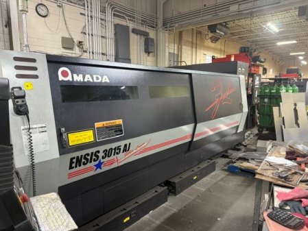 2000 WATT AMADA ENSIS-3015AJ FIBER LASER,MFG:2015