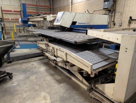 25 TON TRUMPF TRUPUNCH 5000-1600,SHEETMASTER MFG:2008
