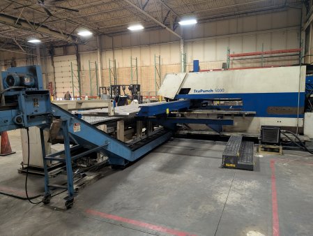 25 TON TRUMPF TRUPUNCH 5000-1600,SHEETMASTER MFG:2008