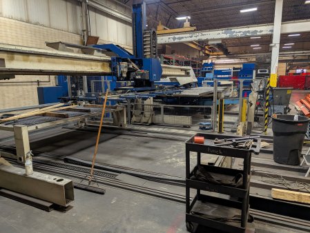 25 TON TRUMPF TRUPUNCH 5000-1600,SHEETMASTER MFG:2008