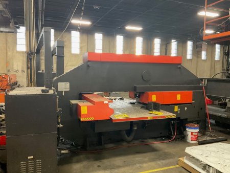 33 Ton, AMADA, VIPROS 345 FANUC O4PC & PHNC, 44 STA., 2 A/I, MFG:1994
