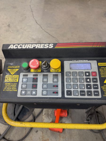 250 TON X 12' ACCURPRESS ADVANTAGE 725012, 3-AXIS ETS-3000(2022)MFG:2008