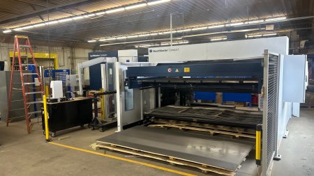 22TON TRUMPF 1000 S19 LARGE FORMAT CNC PUNCH W/SHEETMASTER & SORTMASTER,MFG:2024