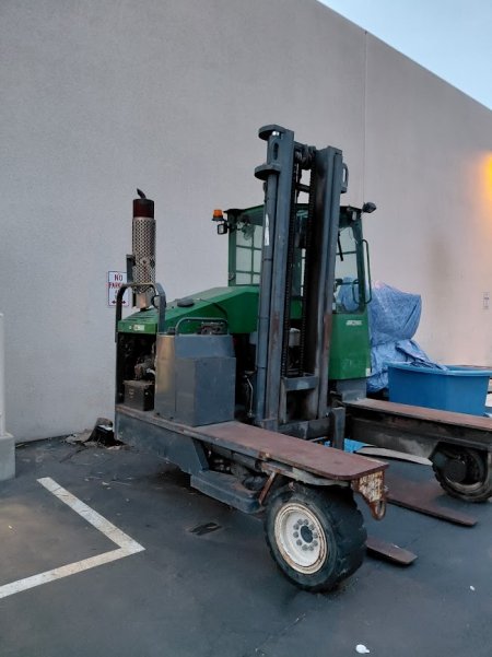 10,000 lb Combilift C10000XL Side loader/Bi-Directional Forklift,Mfg:2014