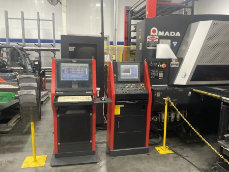 33 TON AMADA ELMK3610NT,4000 WATT,60 X 100 ,ASR 510M 6 SHELF TOWER,MFG:2008