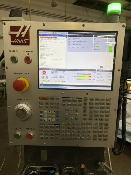 HAAS GM-2 HEAVY DUTY 3-AXIS CNC GANTRY MILL, MFG:2020