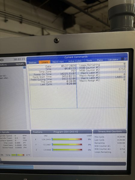 HAAS GM-2 HEAVY DUTY 3-AXIS CNC GANTRY MILL, MFG:2020