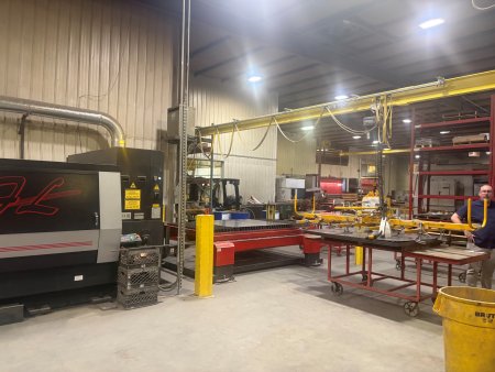 3000 WATT AMADA ENSIS-3015AJMII FIBER LASER,MFG:2022 INSTALLED:2023