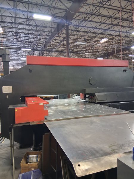 33 Ton, AMADA, VIPROS 367, FANUC O4PC,MFG:1995