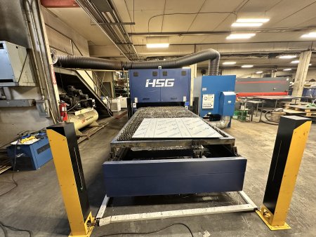 6000 WATT HSG HS-G3015X FIBER LASER,5' X 10', MFG:2024