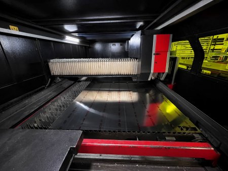 4000 WATT AMADA VENTIS 3015AJ FIBER LASER W/LOCUS BEAM CONTROL TECHNOLOGY, 2019