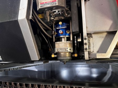 4000 WATT AMADA VENTIS 3015AJ FIBER LASER W/LOCUS BEAM CONTROL TECHNOLOGY, 2019