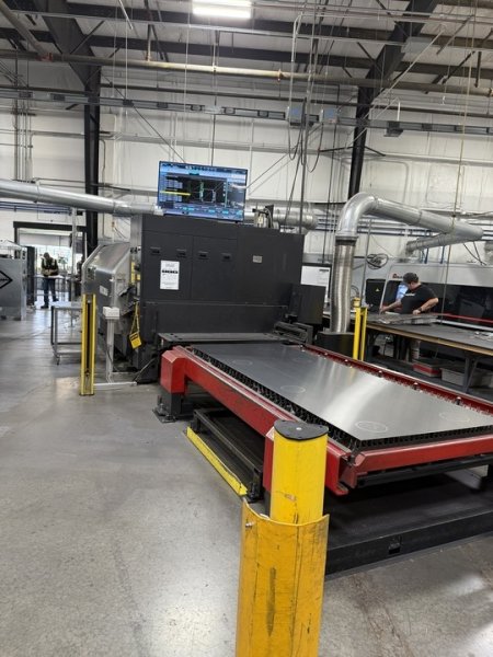 4000 WATT AMADA VENTIS 3015AJ FIBER LASER W/LOCUS BEAM CONTROL TECHNOLOGY, 2021