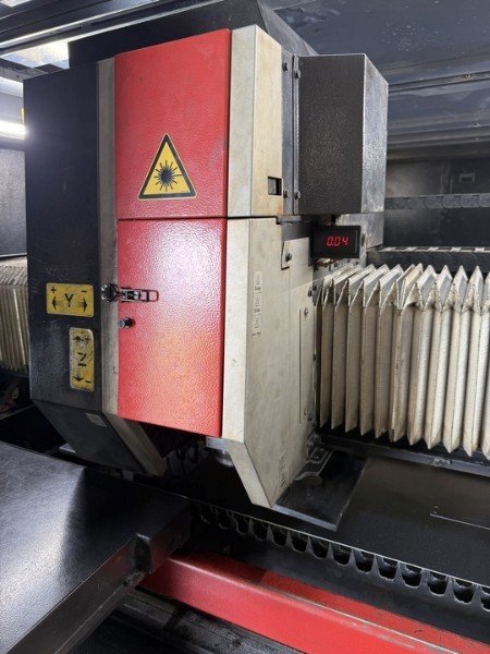 4000 WATT AMADA VENTIS 3015AJ FIBER LASER W/LOCUS BEAM CONTROL TECHNOLOGY, 2021