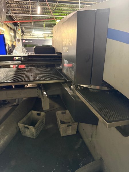22 TON STRIPPIT LVD SEINA 1225,FANUC CNC,THICK TURRET, 50 X 100 ,MFG:2004
