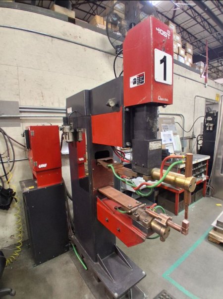 80 KVA AMADA ID-40-ST INVERTER SPOT WELDER, MANUFACTURED:2002