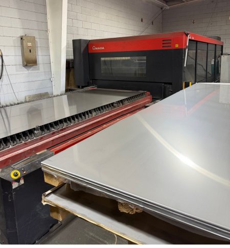 4000 WATT AMADA FOM2 3015NT CO2 LASER,MFG:2012 APPROX:30,000 HOURS