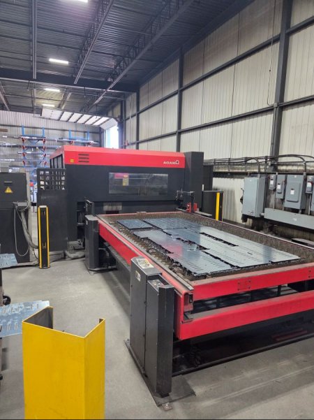 4000 WATT AMADA FOM2 RI 3015 CO2 ROTARY INDEX LASER,MANUFACTURED:2013