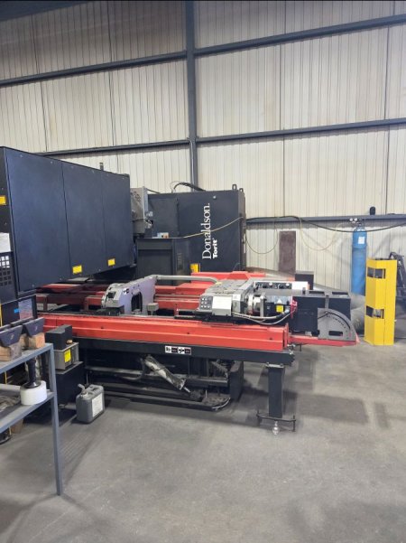 4000 WATT AMADA FOM2 RI 3015 CO2 ROTARY INDEX LASER,MANUFACTURED:2013